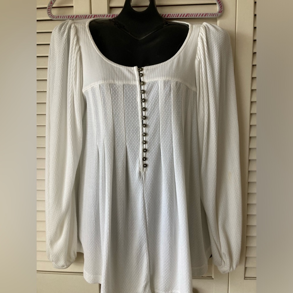 Free People NWOT Cottagecore Boho peasant top. Size S/P Also Fits Medium